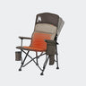 Overmont Heated Adjustable High Back Camping Chair - Brown