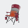 Overmont Heated Adjustable High Back Camping Chair - Red
