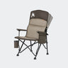 Overmont Back Support Camping Chair for Adults - Brown