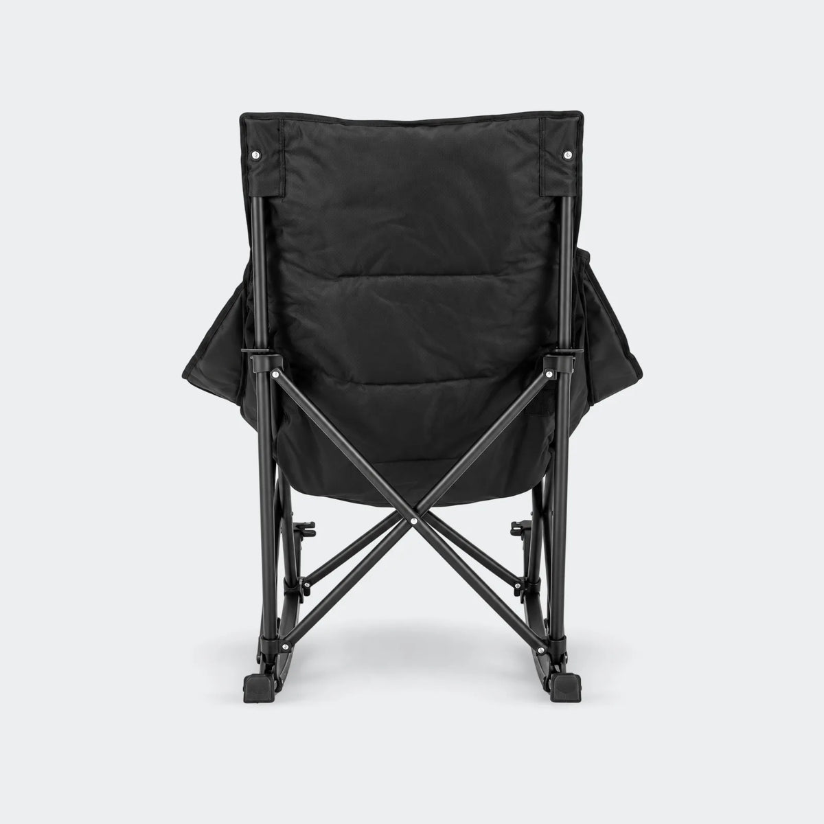 Overmont folding rocking camping chair - Rear view