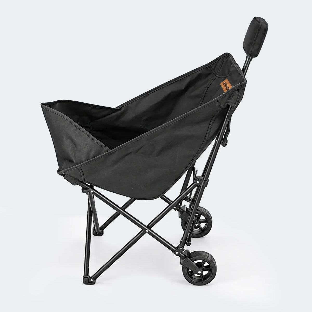 Overmont folding camping chair with wheels - product detail 12
