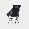 Overmont Ultralight Portable Camping Chair High Back - Black
