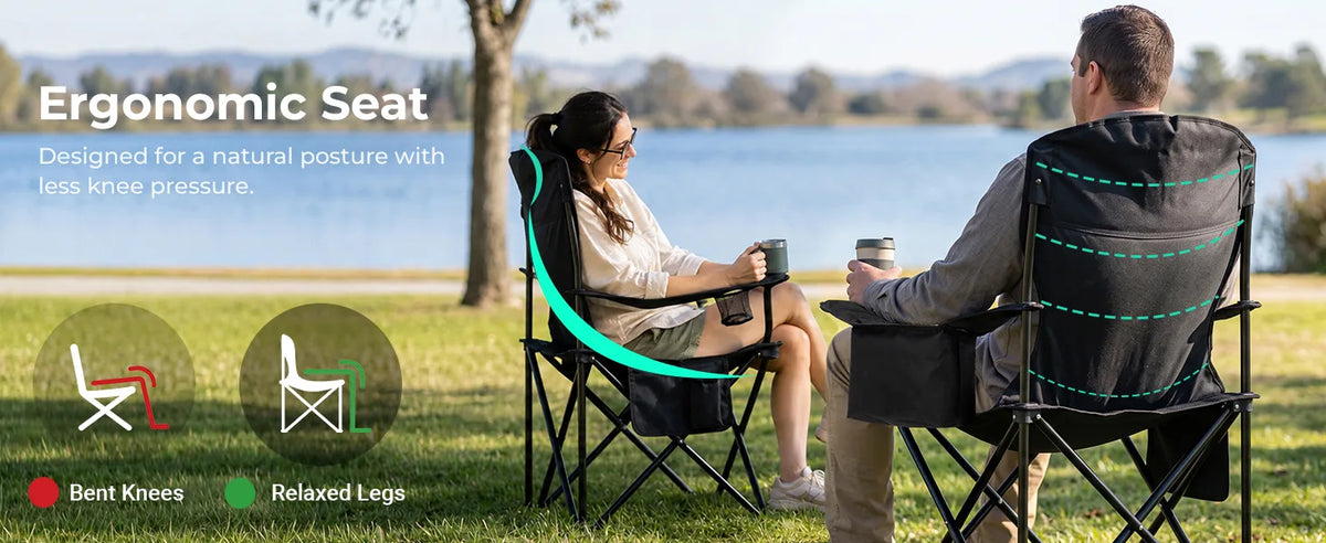Overmont Lightweight Camping Chair for Adults